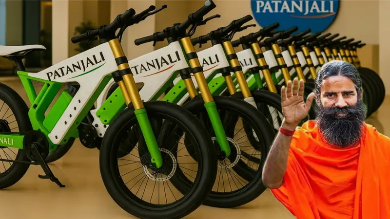Patanjali Launched Electric Cycle for Just ₹6,500: Runs 200Km on a Single Charge with 40Km/h Top Speed
