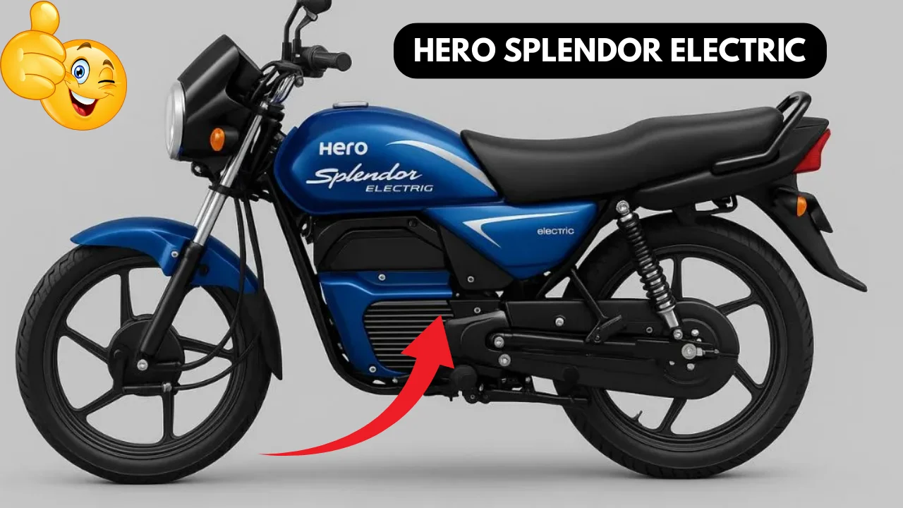 Hero Splendor Electric 2025 Comes with Stylish LED Setup, Strong Battery, Low Running Cost and Advanced Riding Features